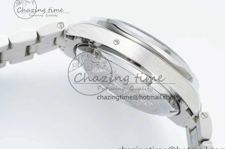 0405 UrbanChic Speedmaster Racing Master SS HKF Best Edition Blue Black Dial on SS Bracelet A 7808